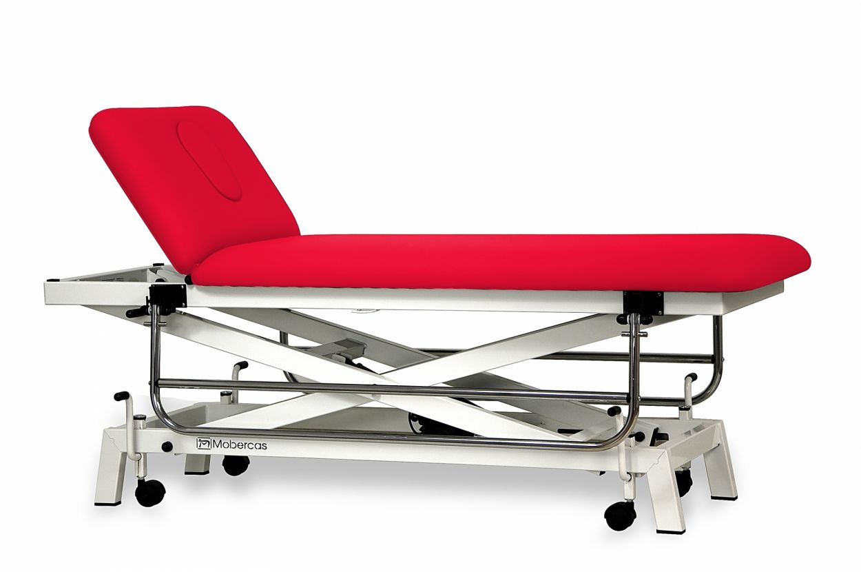 CE-0120-RBAR-PED Table électrique pour pédiatrie en 2 plans avec châssis à ciseaux, barrières de securité et roulettes. 2