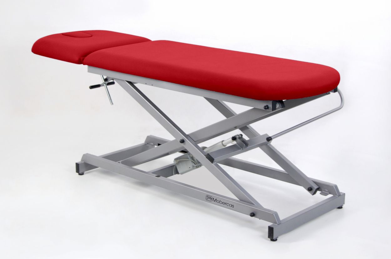CE-0127-A Electric economical couch of 2 sections with scissor structure and folding backrest. 2