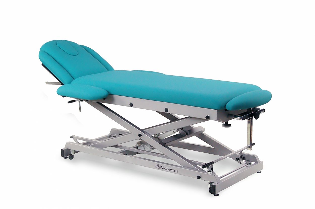 CE-0157-ABR Electric economical couch for osteopathy of 7 sections with wheels. 2