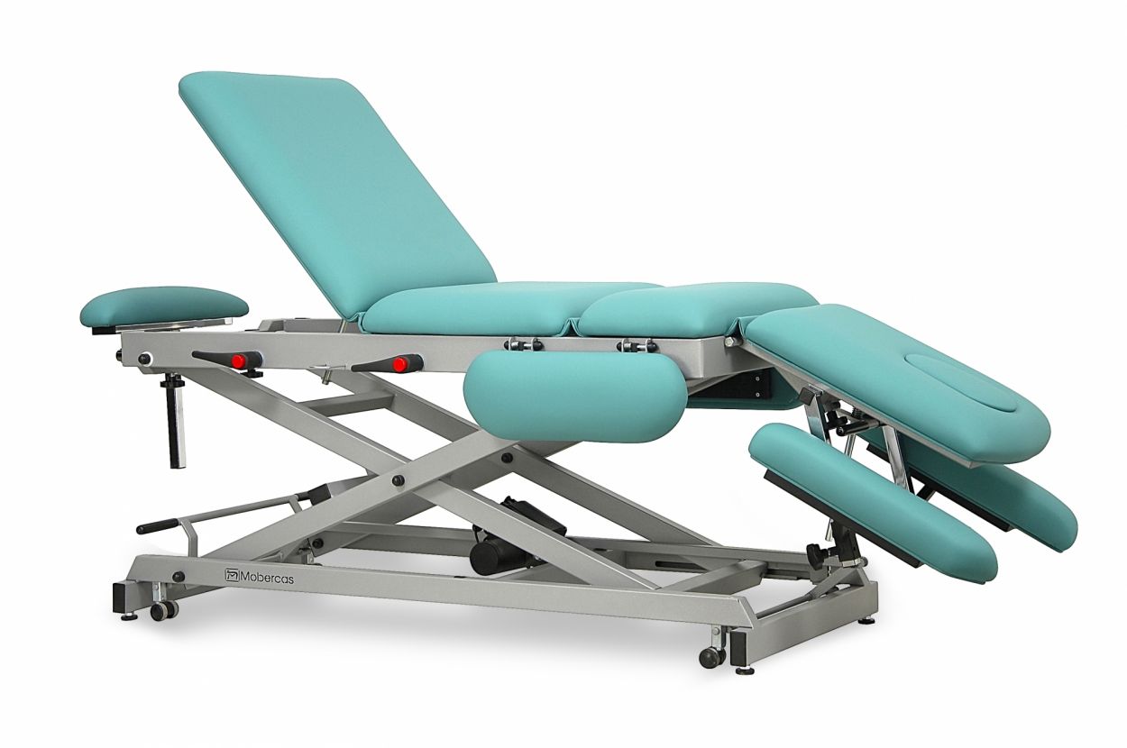 CE-0177-ABRPC Electric multidiscipline economical couch for osteopathy of 9 sections with wheels. 3