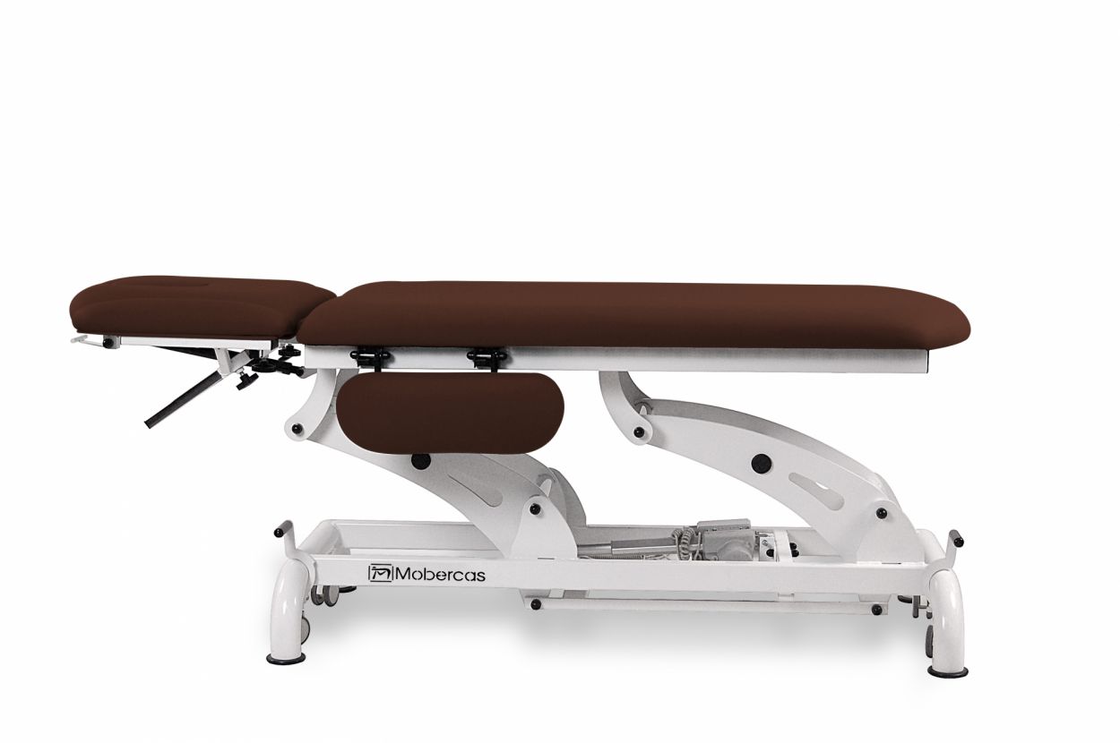 CE-2149-ABR Electric couch for osteopathy of 6 sections with folding backrest and wheels. 3