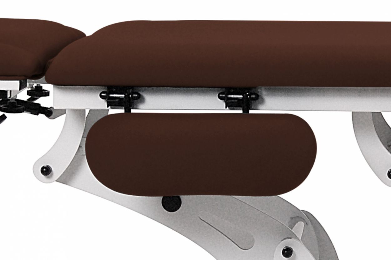 CE-2149-ABR Electric couch for osteopathy of 6 sections with folding backrest and wheels. 4