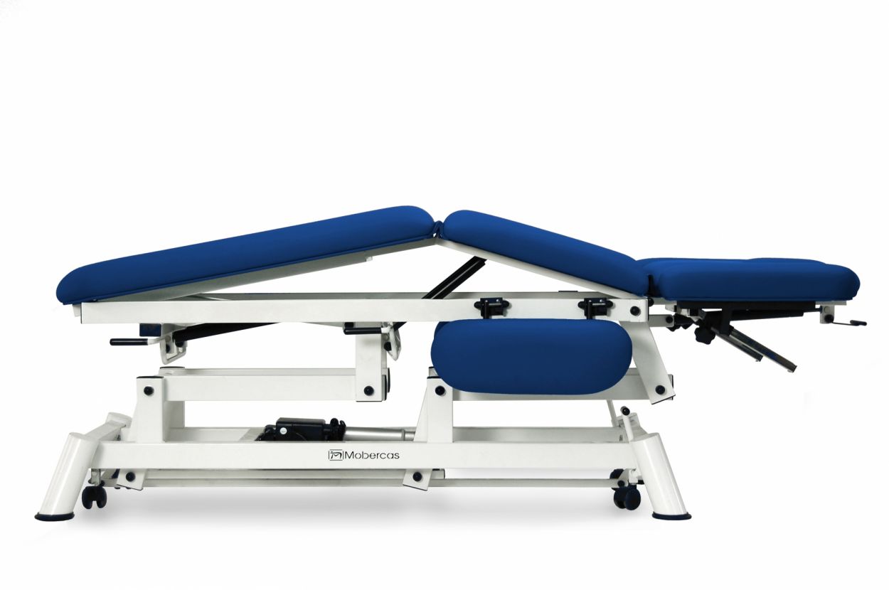 CE-2150-ABRPC Electric couch for osteopathy of 7 sections with folding backrest, central fold and wheels. 2