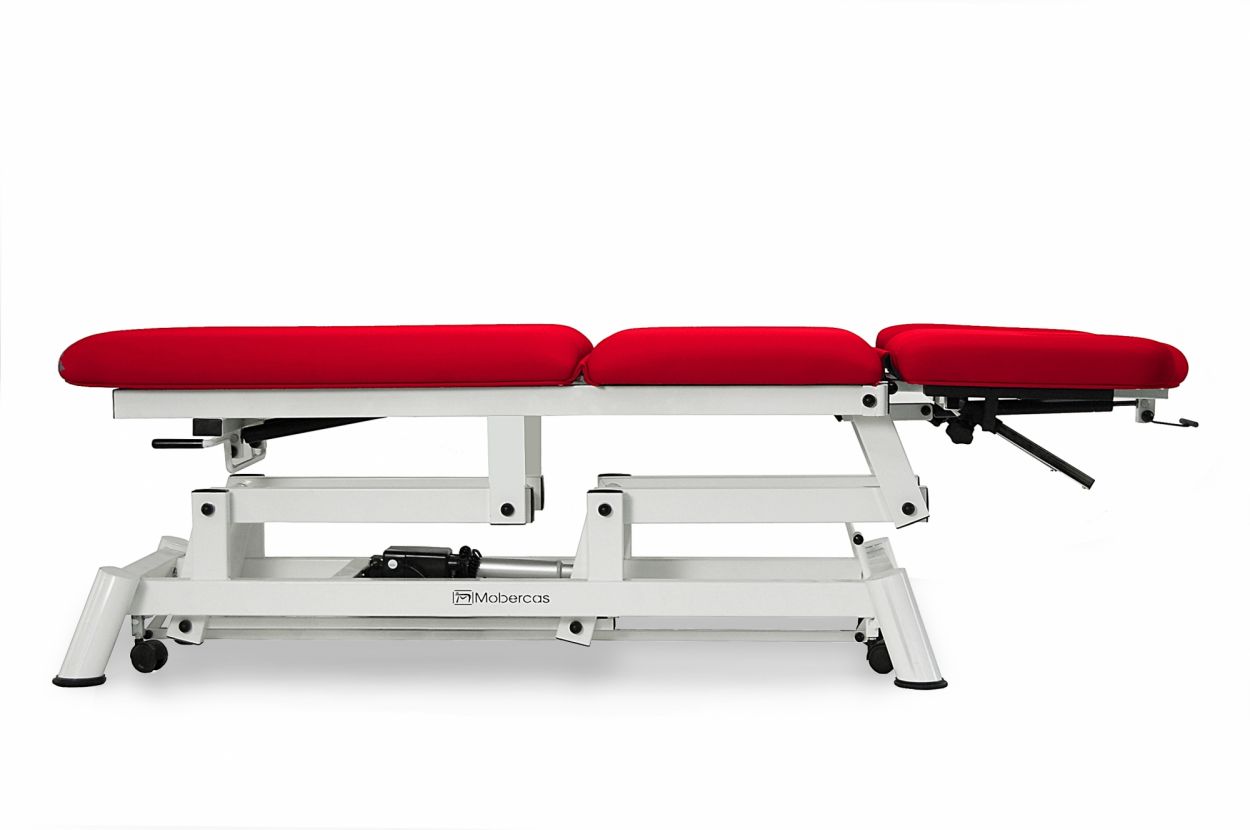 CE-2150-AR Electric couch for osteopathy of 5 sections with folding backrest and wheels. 3