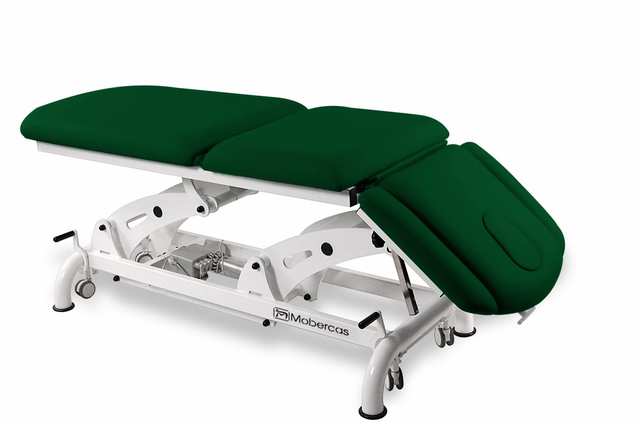 CE-2359-ARPC Electric couch for osteopathy of 5 sections with 3 motors, folding backrest and wheels. 3