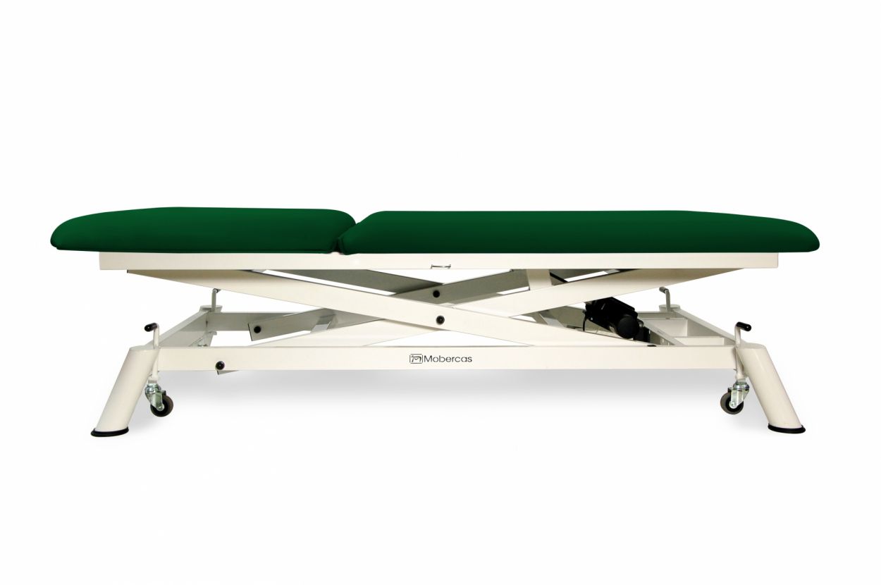 CE-BOBATH-0120-R Electric Bobath couch of 2 sections with scissor structure and wheels. 2