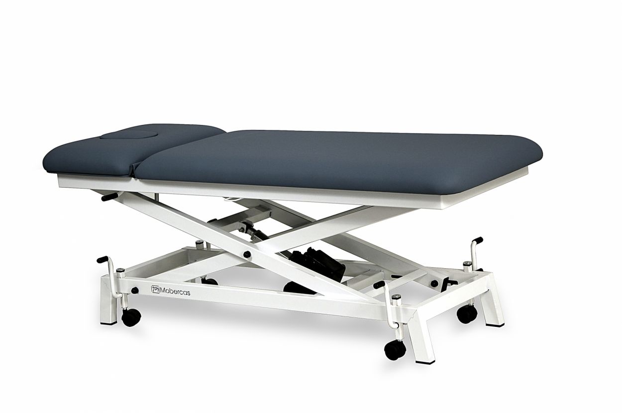 CH-0120-R-PED Table hydraulique pour pédiatrie en 2 plans avec châssis à ciseaux et roulettes. 2