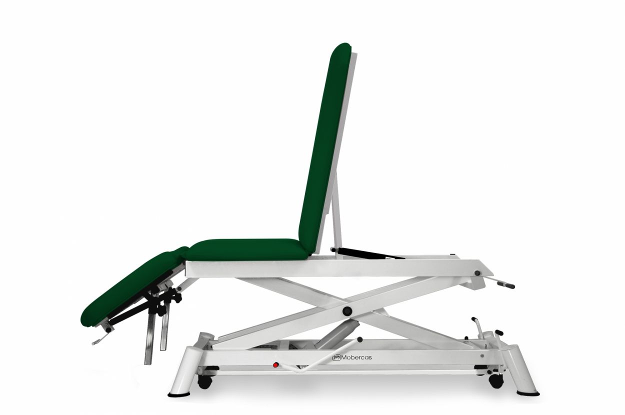 CH-0150-AR Hydraulic couch for osteopathy of 5 sections with folding backrest, vertical elevation and wheels. 2