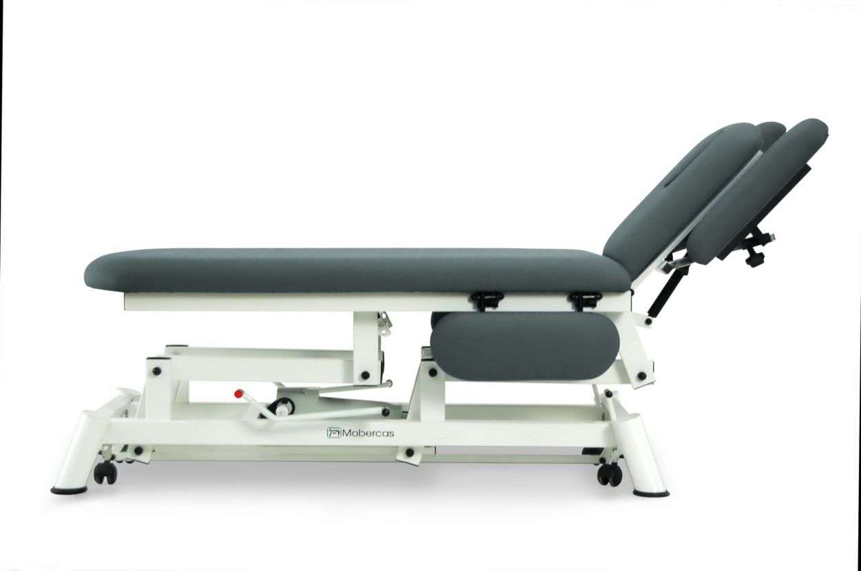 CH-2140-ABR Hydraulic couch for osteopathy of 6 sections with folding backrest and wheels. 3