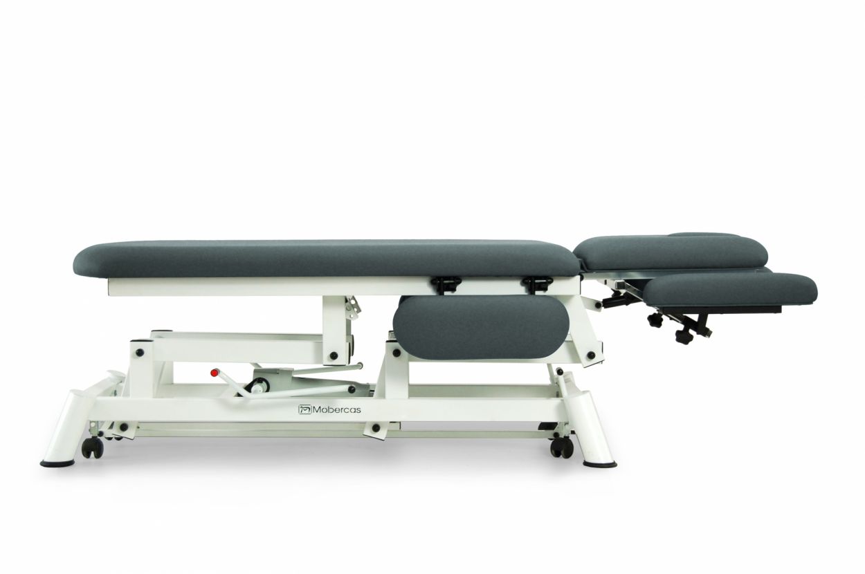 CH-2140-ABR Hydraulic couch for osteopathy of 6 sections with folding backrest and wheels. 2
