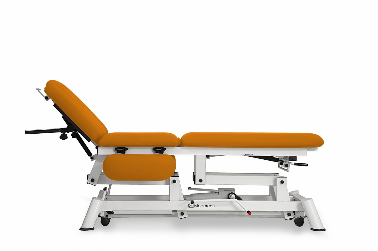 CH-2150-ABR Hydraulic couch for osteopathy of 7 sections with folding backrest and wheels. 3