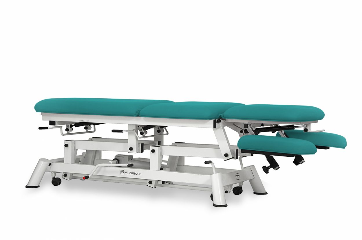 CH-2150-AR Hydraulic couch for osteopathy of 5 sections with folding backrest and wheels. 2