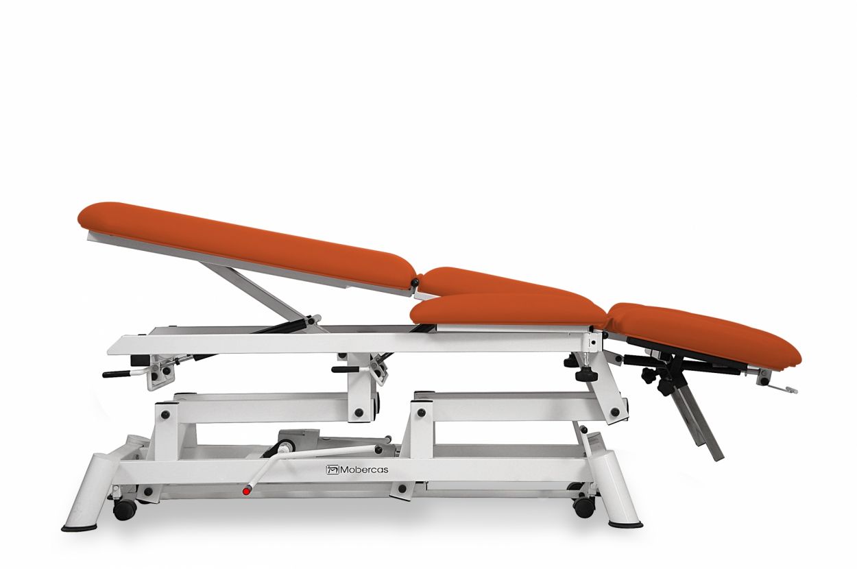 CH-2190-ARPC Hydraulic couch for osteopathy of 9 sections with folding backrest, central fold and wheels. 1