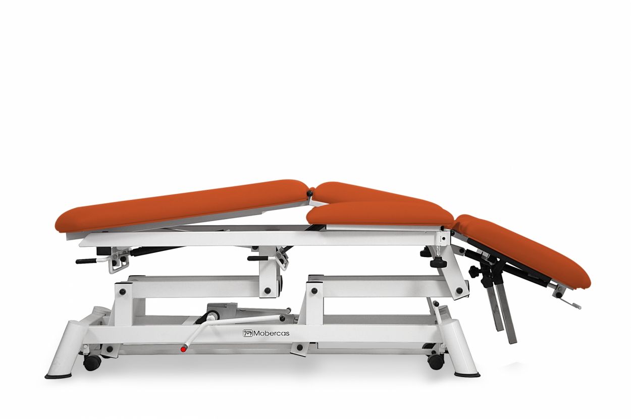 CH-2190-ARPC Hydraulic couch for osteopathy of 9 sections with folding backrest, central fold and wheels. 2