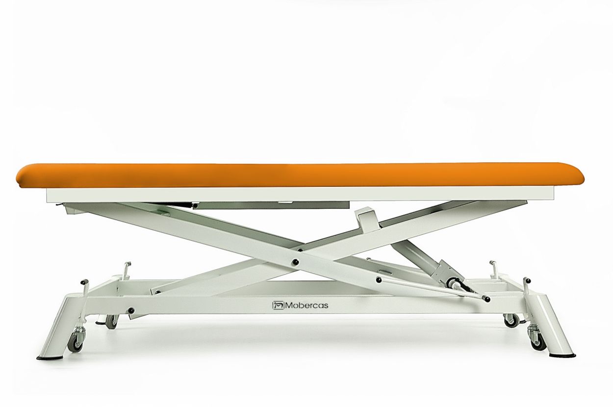 CH-BOBATH-0110-R Table Bobath hydraulique en 1 plan avec châssis à ciseaux et roulettes. 3