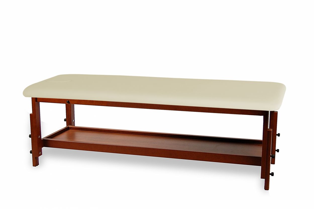CM-10 Table en bois à hauteur fixe en 1 plan et pieds réglables. 2
