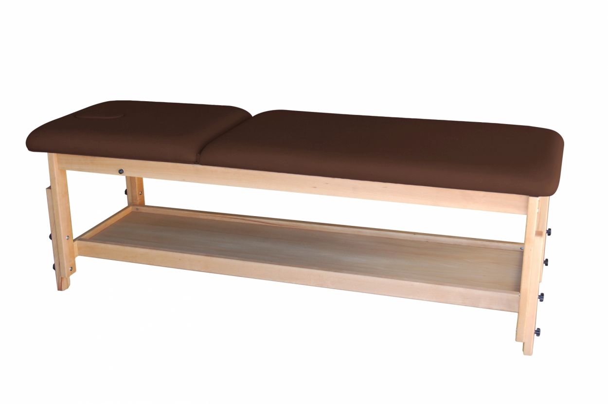 CM-20 Table en bois à hauteur fixe en 2 plans et pieds réglables. 3