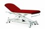 CE-0120-R Electric couch of 2 sections with scissor structure and wheels. 1