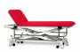 CE-0120-RBAR-PED Electric child couch of 2 sections with scissor structure, side support rails and wheels. 2