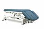 CE-0140-AR Electric couch of osteopathy of 4 sections with folding backrest, vertical elevation and wheels. 1