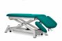 CE-0150-AR Electric couch for osteopathy of 5 sections with folding backrest, vertical elevation and wheels. 1