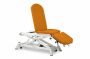 CE-0190-ARPC Electric couch for osteopathy of 9 sections with folding backrest, central fold, vertical elevation and wheels. 2