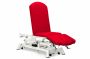 CE-2150-AR Electric couch for osteopathy of 5 sections with folding backrest and wheels. 2