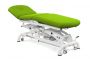 CE-2339-ARPC Electric couch for osteopathy of 3 sections with 3 motors, folding backrest, central fold and wheels. 1