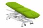 CE-2339-ARPC Electric couch for osteopathy of 3 sections with 3 motors, folding backrest, central fold and wheels. 4