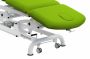 CE-2339-ARPC Electric couch for osteopathy of 3 sections with 3 motors, folding backrest, central fold and wheels. 3