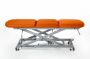CH-0137-RPC Hydraulic economical couch of 3 sections with scissor structure, central fold and wheels. 3