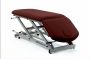 CH-2127-AR Hydraulic economical couch of 2 sections with folding backrest and wheels. 1