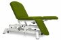 CH-2135-APR Hydraulic couch of 3 sections with individual leg sections and wheels.  1