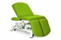 CH-2135-BPR Hydraulic couch of 3 sections with flat armrests, individual leg sections and wheels. 4