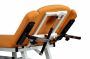 CH-2140-AR Hydraulic couch for osteopathy of 4 sections with folding backrest and wheels.  5