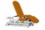 CH-2150-ABR Hydraulic couch for osteopathy of 7 sections with folding backrest and wheels. 2