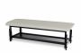 CM-10 Fixed height wooden couch of 1 sections with adjustable legs. 1
