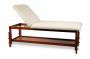 CM-20 Fixed height wooden couch of 2 sections with adjustable legs. 2