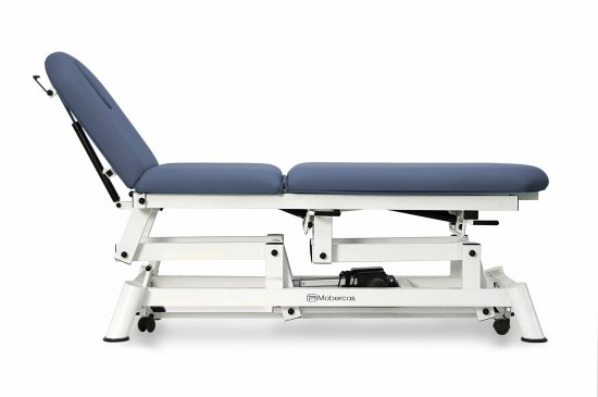 CE-2130-AR  Electric couch of 3 sections with folding backrest and wheels.