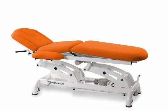 CE-2359-ABRPC Electric multidiscipline couch for osteopathy with 3 motors and wheels.