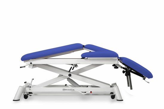 CH-0190-ARPC Hydraulic couch for osteopathy of 9 sections with folding backrest, central fold, vertical elevation and wheels.