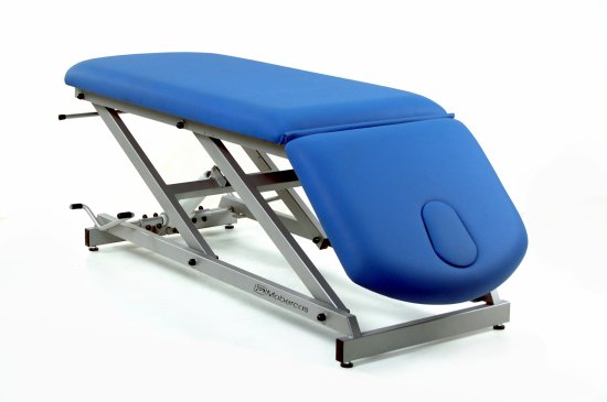 CH-2127-A Hydraulic economical couch of 2 sections with folding backrest.