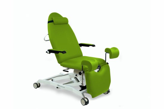 SE-2230-BRG Gynaecological couch with 2 motors and Trendelenburg and reverse Trendelenburg.